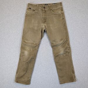 Kuhl Rydr Hiking Pants Men's 32X30 Brown Olive Heavy Cotton Twill *FLAW*